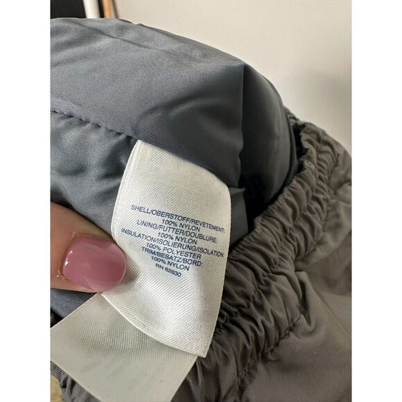 Lands' End Kids Unisex Gray Grow A Longs Squall Ski Snow Pants Size 8 - Picture 11 of 13